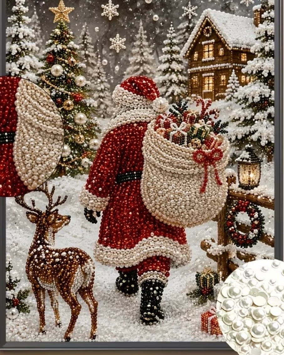 Peinture à diamant #96 30cm x 40cm Père noël