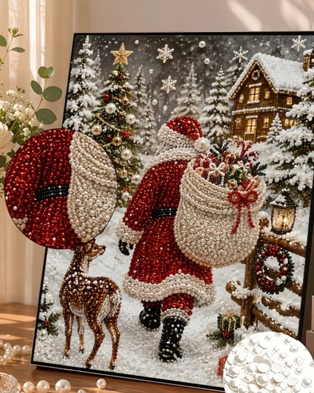 Peinture à diamant #96 30cm x 40cm Père noël