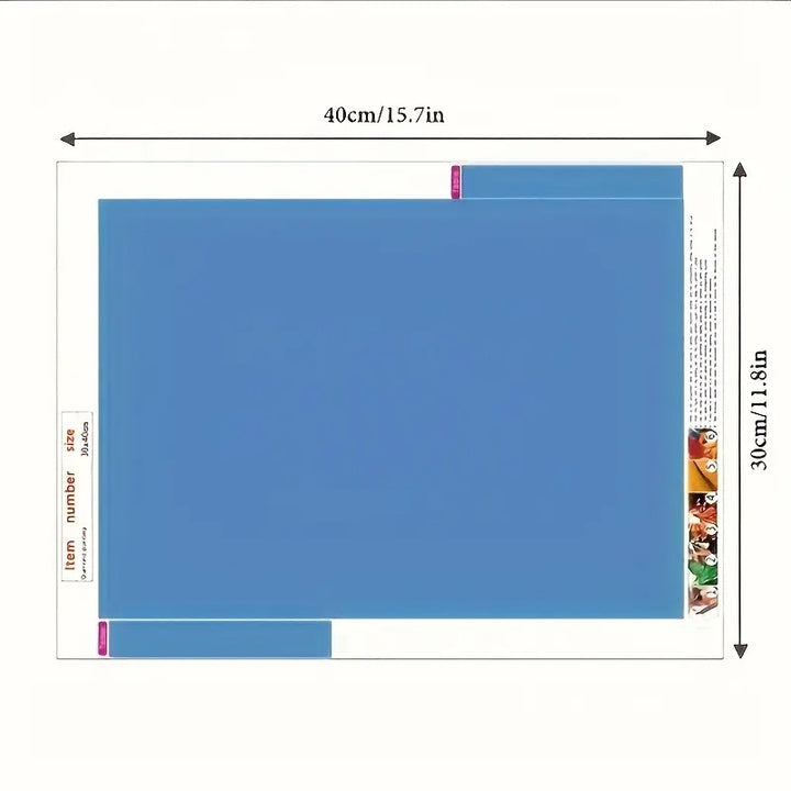Peinture à diamant #11 30cm x 40cm Pivoines