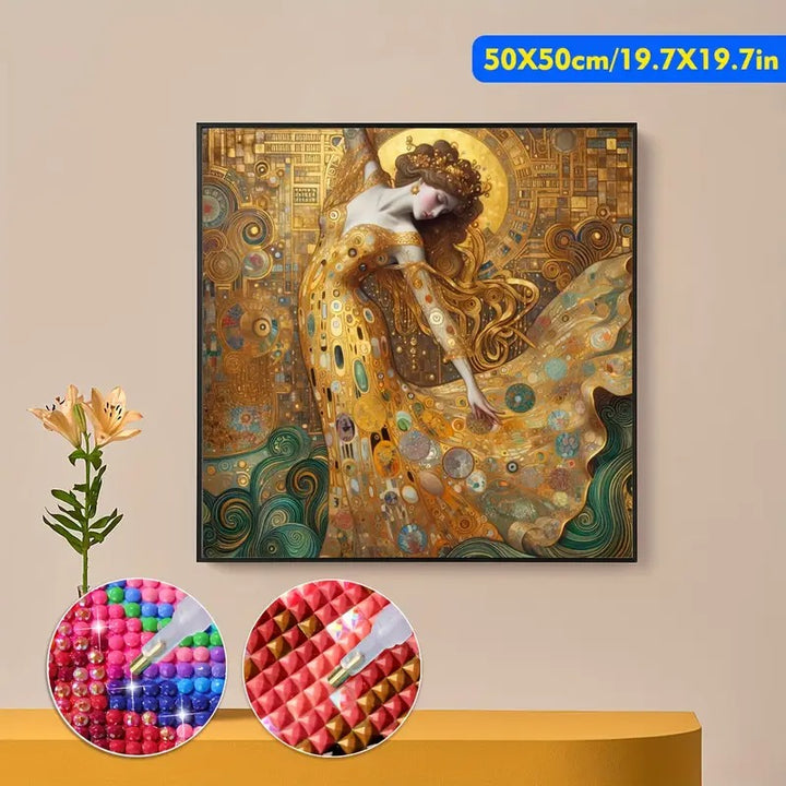Peinture à diamant #41 50cm x 50cm Femme élégante