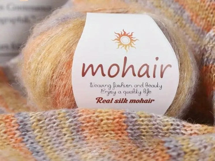 Mohair multicolore