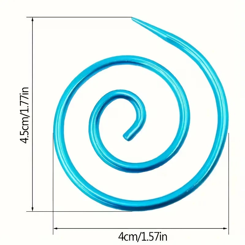Aiguille à torsade en spirale