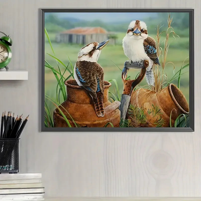 Peinture à diamant #11 40cm x 50cm Oiseaux