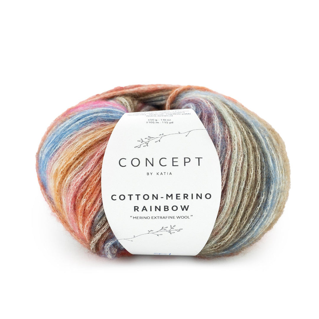 Cotton-Merino Rainbow de Katia