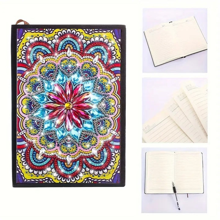4 livrets de note en Diamonds painting #174 21cmx15cm Mandala