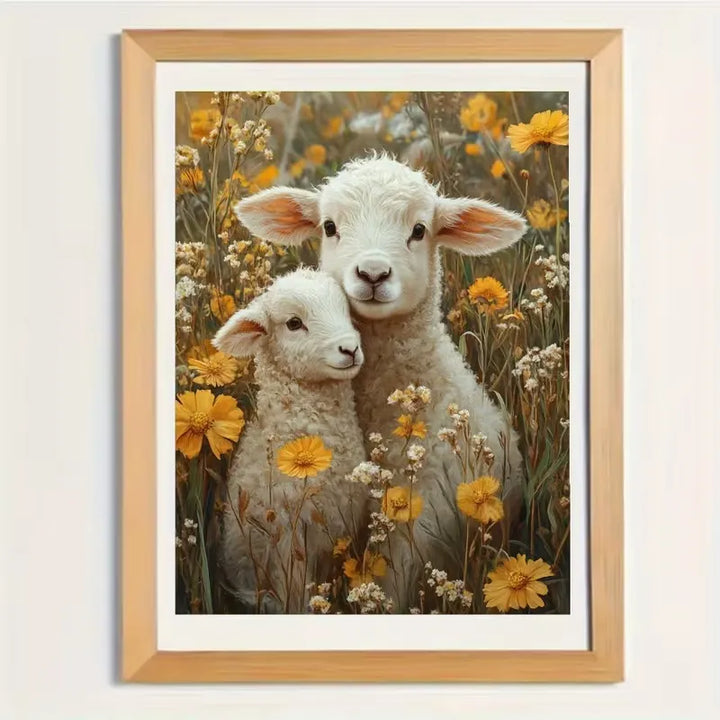 Peinture à diamant #66 30cmx40cm Moutons