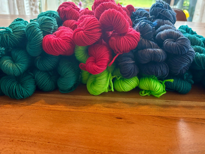 Mini skein 25 grammes. Laine à bas exclusive Humana Lana