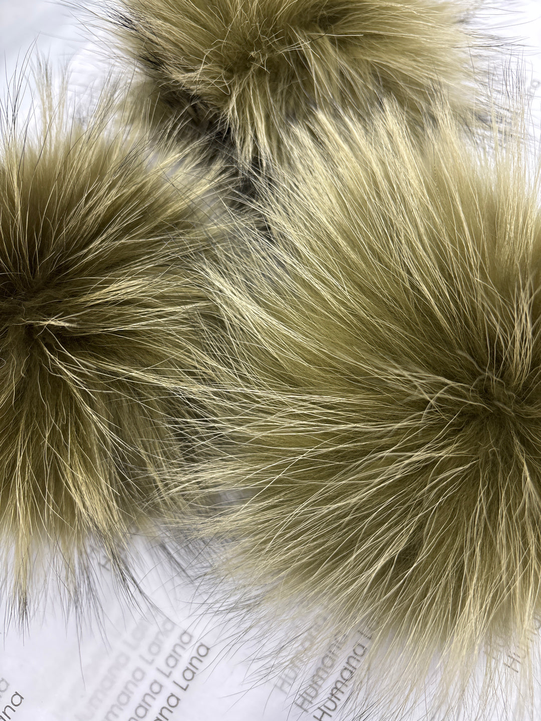 Pompon en fourrure Army