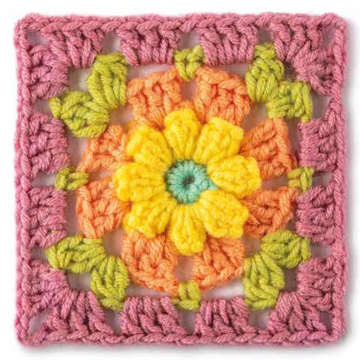Fleurs en granny square (Crochet) Par Claire Montgomerie