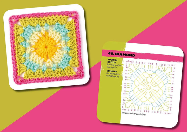Le jeu de cartes Granny Square (Crochet) par Claire Montgomerie