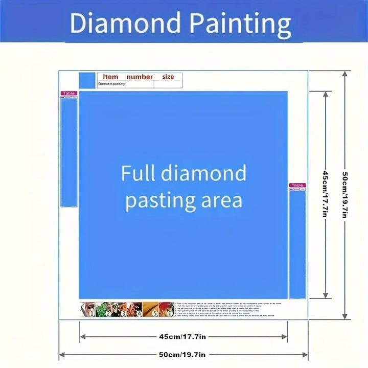Peinture à diamant #26 50cm x 50cm Orignal