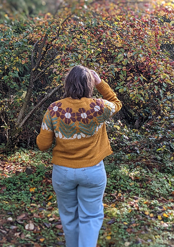 Ateliers de tricot. « On fait le pull Harvest flower sweater »