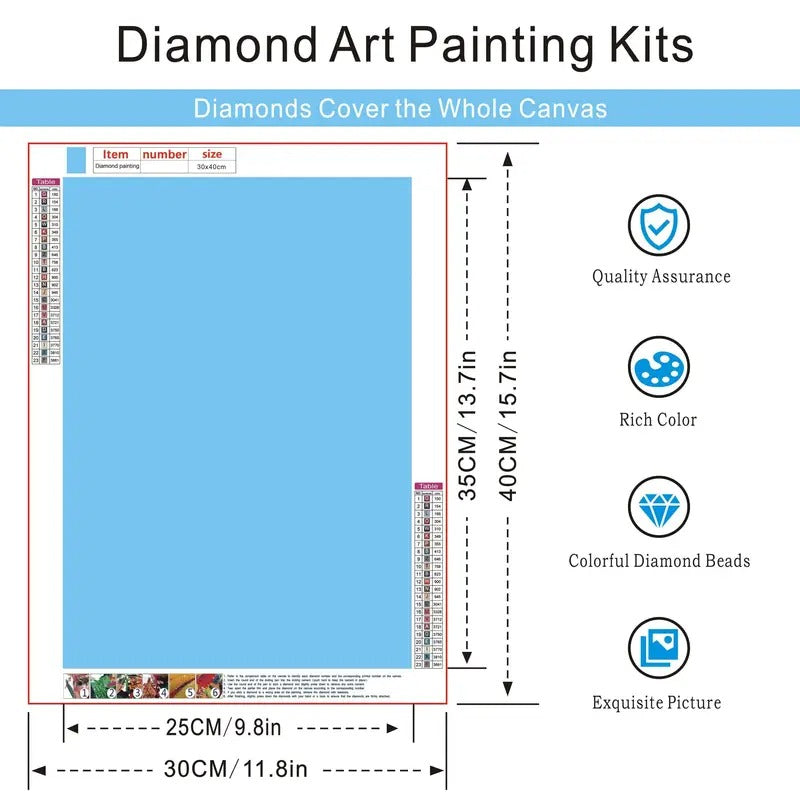 Peinture à diamant #70 30cmx40cm Oeil