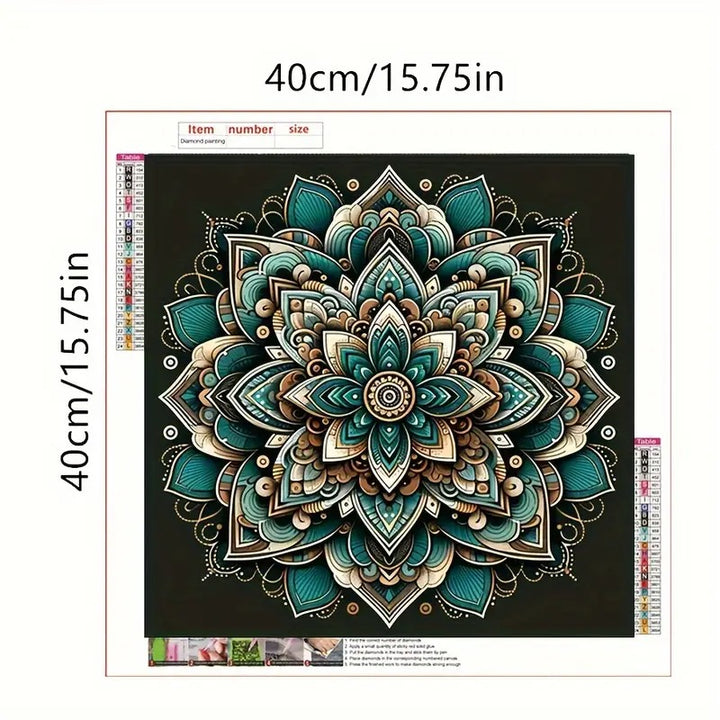 Peinture à diamant #16 40cm x 40cm Mandala