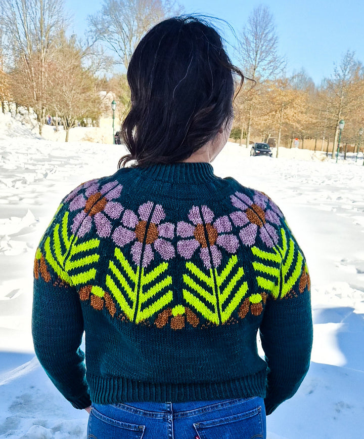 Ateliers de tricot. « On fait le pull Harvest flower sweater »