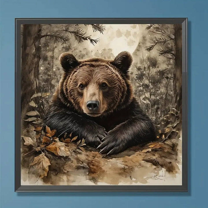 Peinture à diamant #28 40cm x 40cm Ours