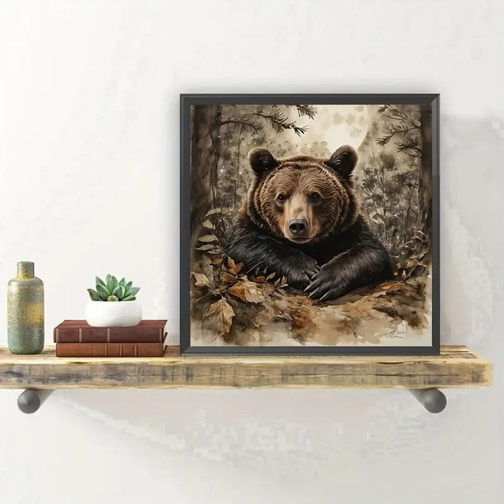 Peinture à diamant #28 40cm x 40cm Ours