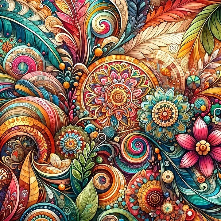 Peinture à diamant #77  40cmx40cm Mandala