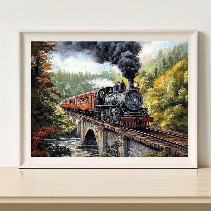 Peinture à diamant #67 30cmx40cm Train