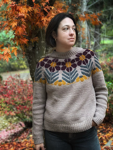 Ateliers de tricot. « On fait le pull Harvest flower sweater »