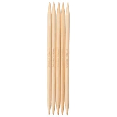 Aiguilles double pointe en Bamboo ChiaOgoo de 20cm (8'')