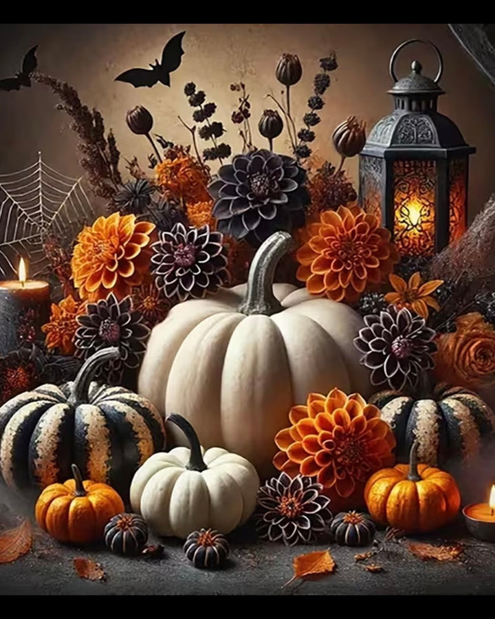 Peinture à diamant #78 40cmx40cm Citrouilles