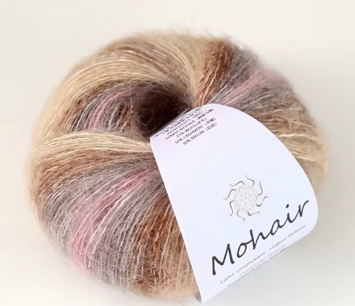 Mohair multicolore