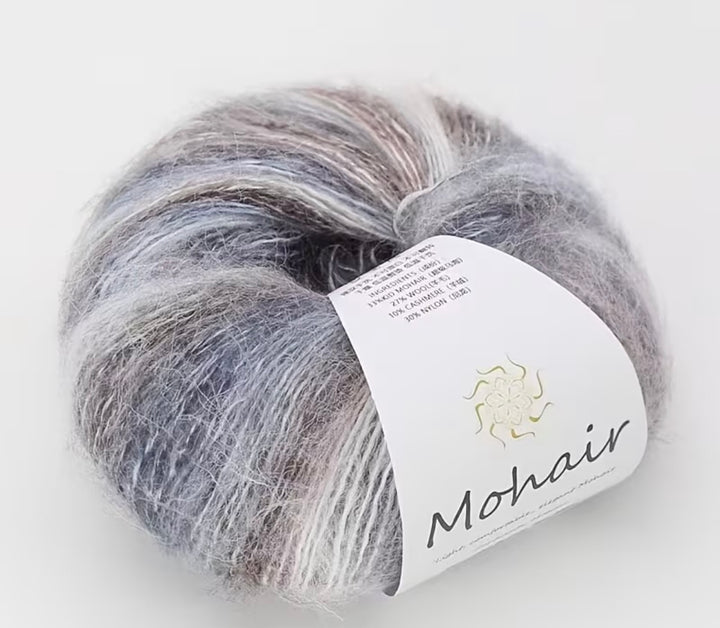 Mohair multicolore