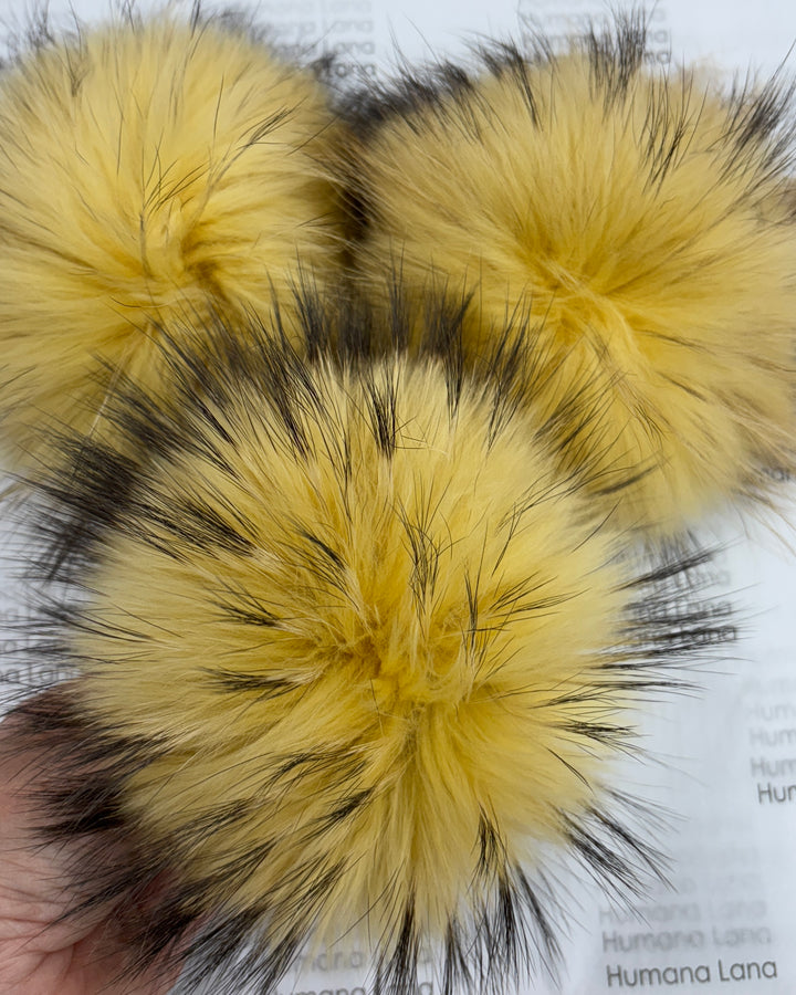 Pompon en fourrure Miel