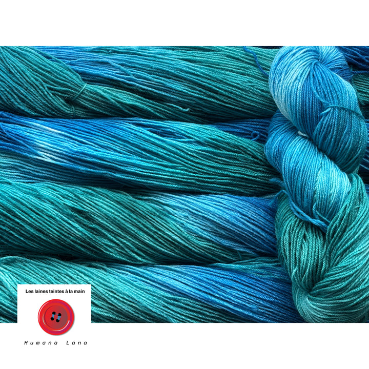 Laine à bas Humana Lana teinte à la main