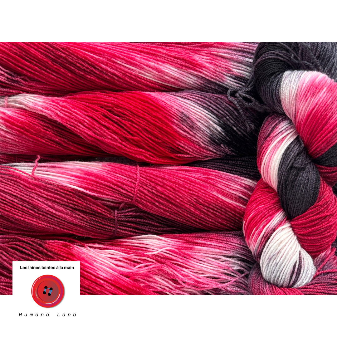 Laine à bas exclusive Humana Lana de couleur Valentin