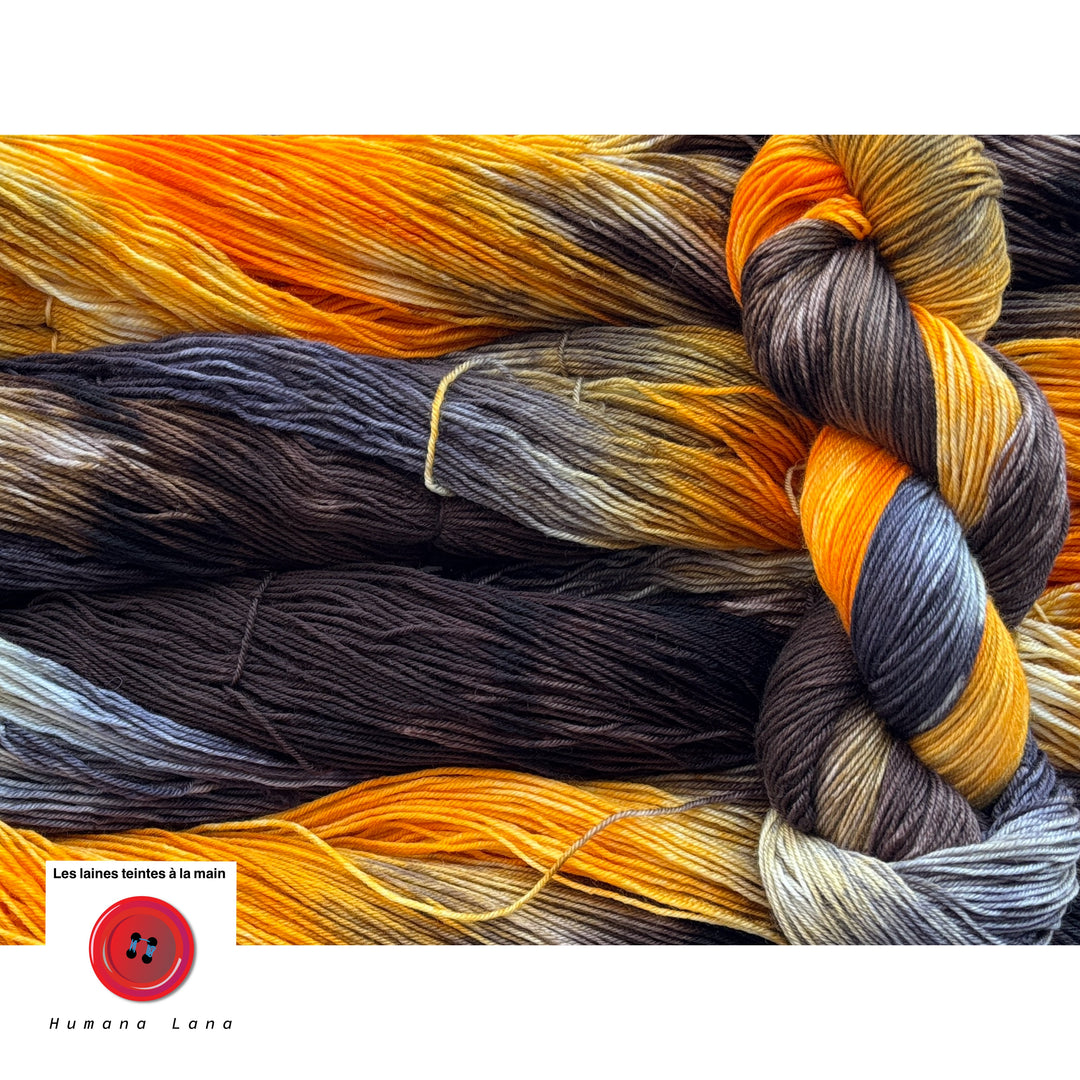 Laine à bas Humana Lana teinte à la main. Édition 2026
