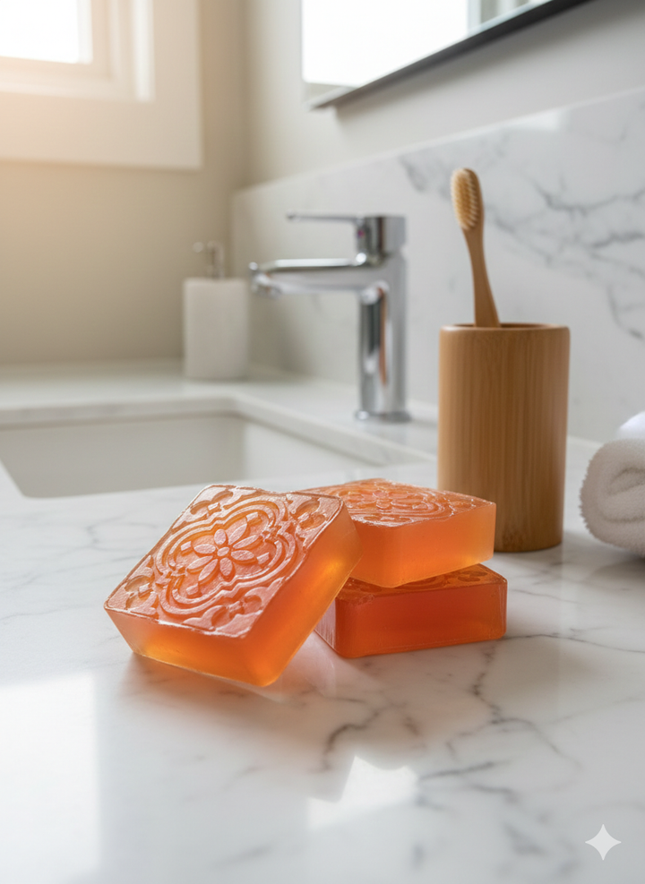 Savon à la glycérine à l'Orange Dreamsicle (Orange Vanille)