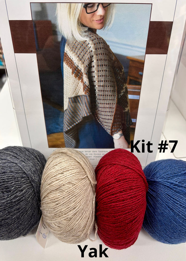Kal d'automne 2025. Le tartan Shawl en Français ou Anglais de Beatrice Mase