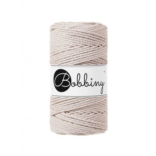 Corde À Macramé Bobbiny 3brins/3mm/100 Mètres