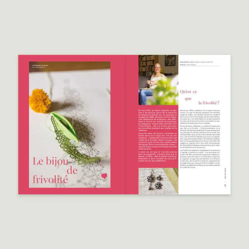 Le magasine Fibre 08-Floral (En prévente, disponible le 17 avril 2026)