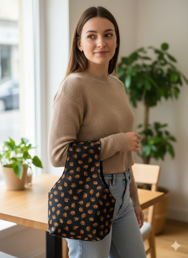 Petit Sac à projet réversible