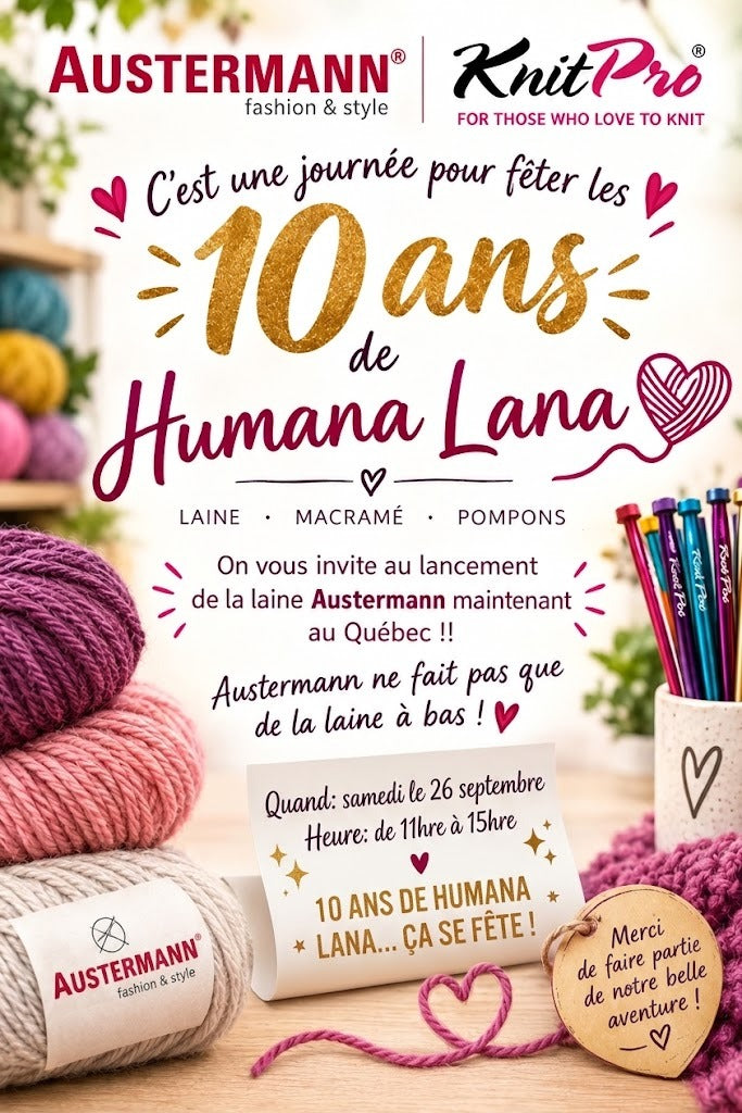 10 ANS DE HUMANA LANA… ÇA SE FÊTE!