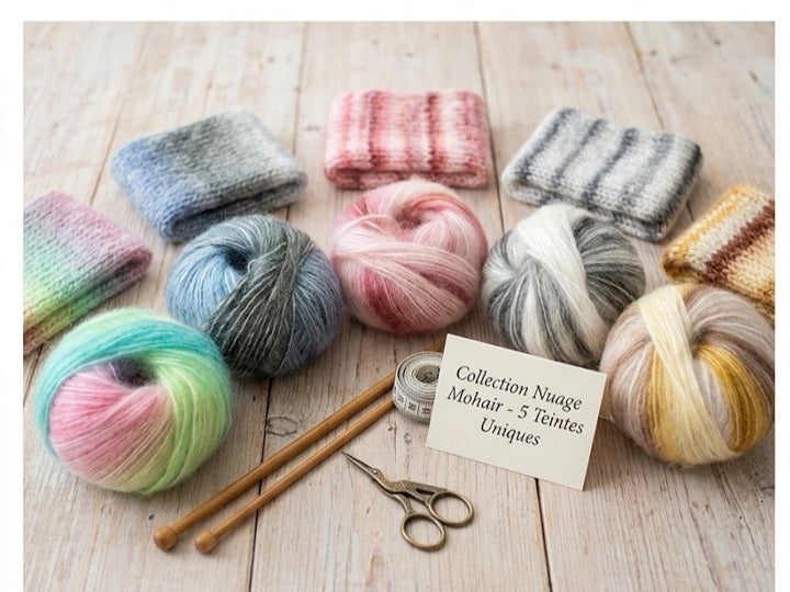 Laine Autorayante de style mohair Humana Lana