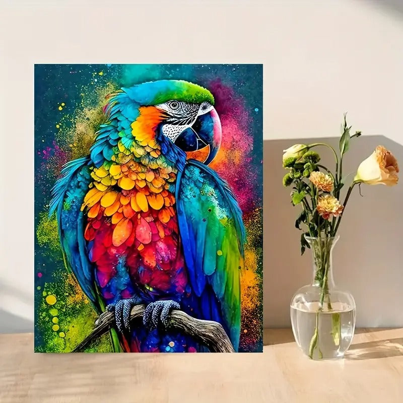 Peinture à diamant #23 30cm x 40cm Perroquet