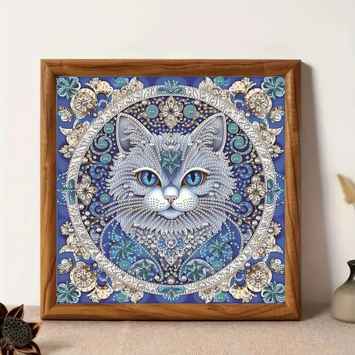 Peinture à diamant #109 30cm x 30cm Chat
