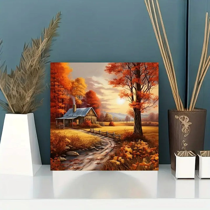 Peinture à diamant #117 30cm x 30cm chalet
