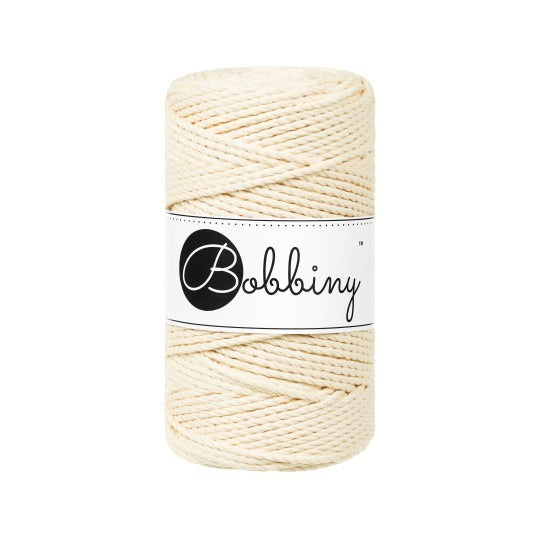 Corde À Macramé Bobbiny 3brins/3mm/100 Mètres