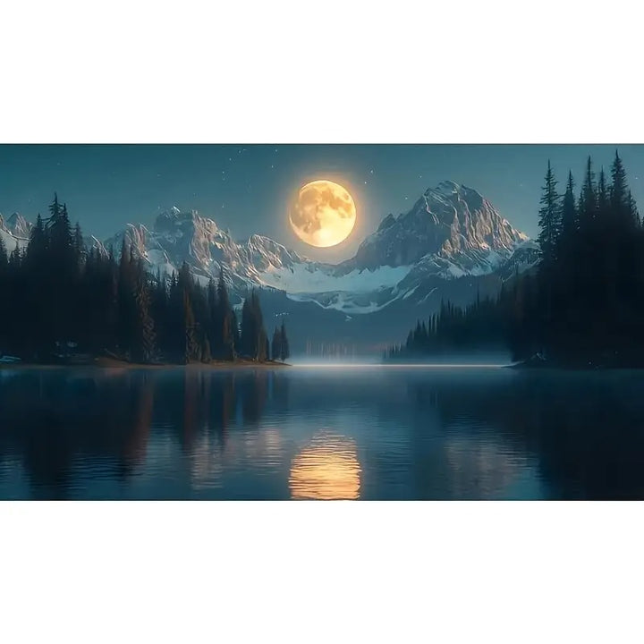 Peinture à diamant #129 40cmx70cm Clair de lune