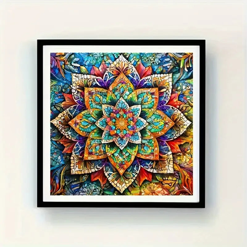 Peinture à diamant #94 40cm x 40cm  Mandala