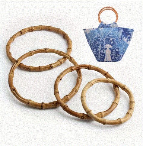 Anneaux en bambou pour sac