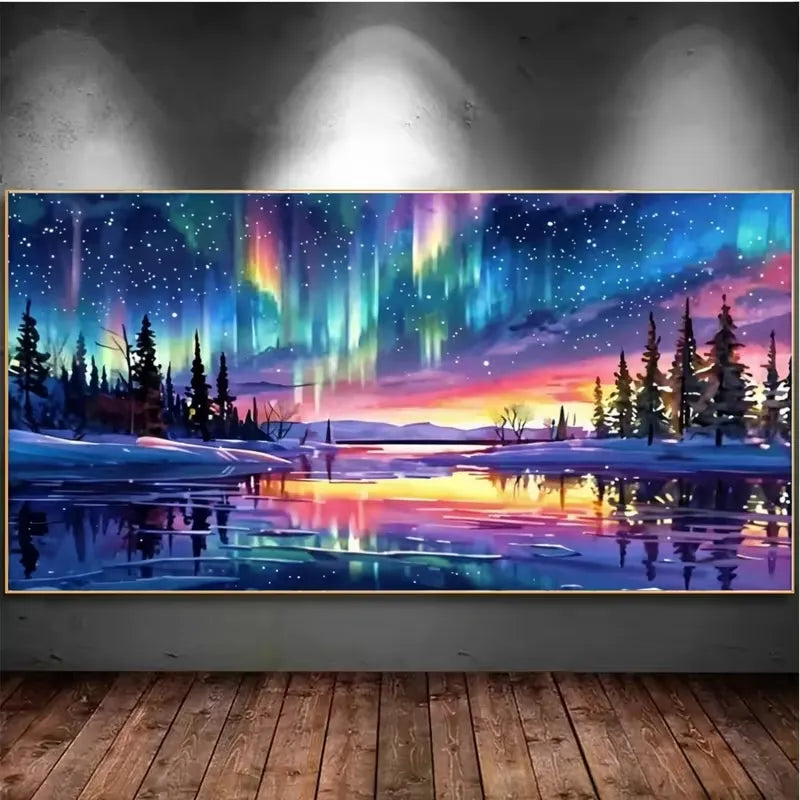 Peinture à diamant #184 40cm x 70cm Paysage