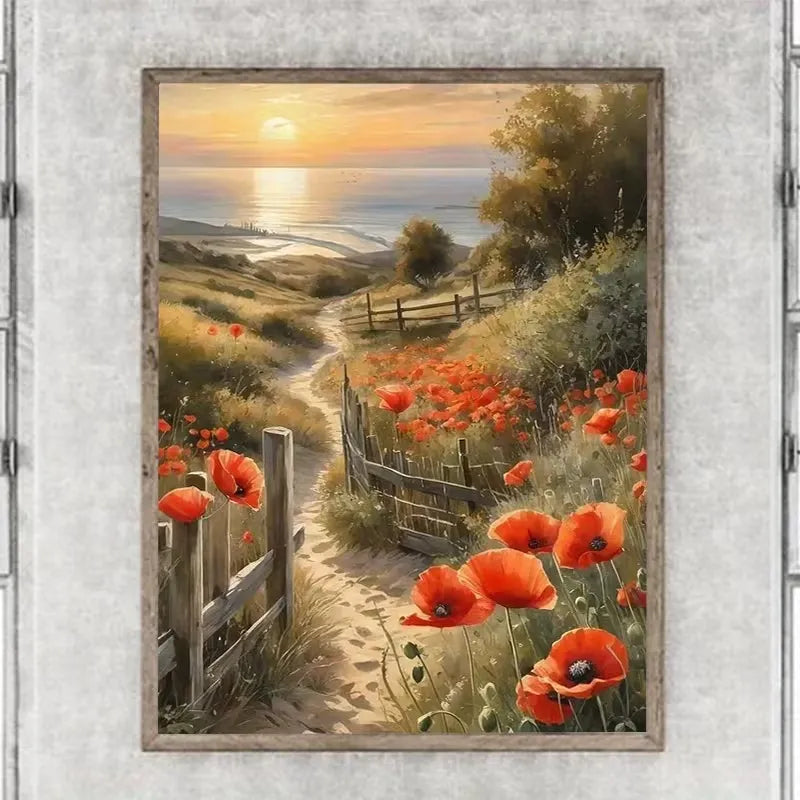 Peinture à diamant #172 40cm x 30cm Paysage