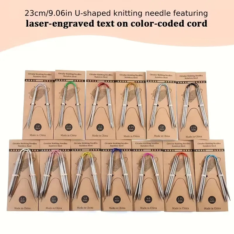 3 Aiguilles hybrides de 23cm en stainless steel