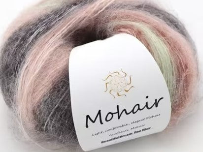 Mohair multicolore